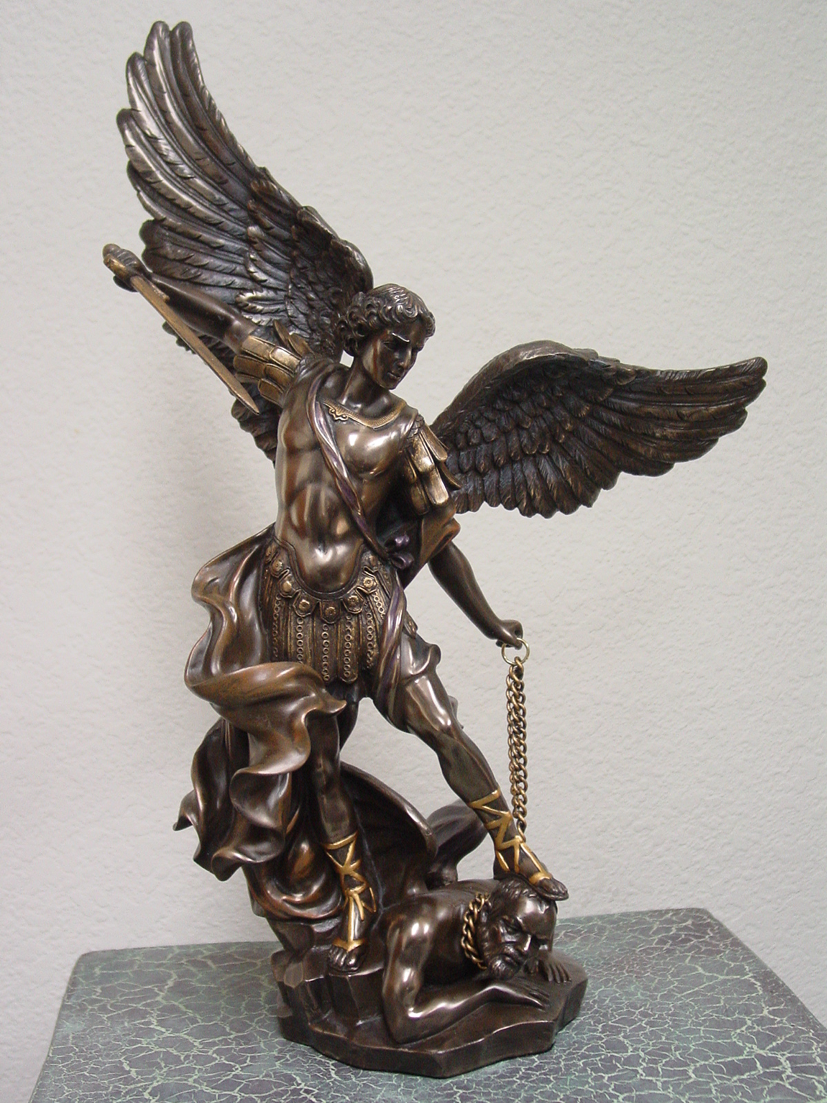 stmichaelbronzestatue Great Prince Of Heaven